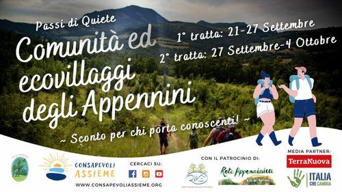 Passi di Quiete tra le comunità e gli Ecovillaggi dell'Appennino Tosco Emiliano