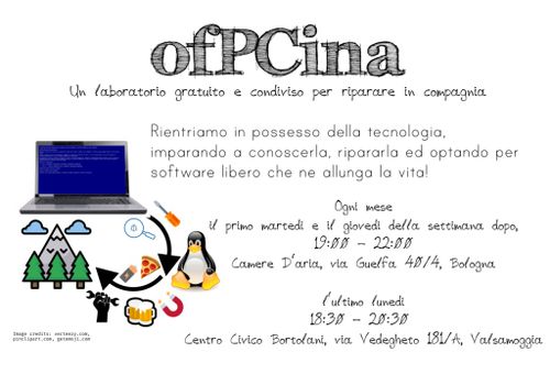 ofPCina - Laboratorio Riparazioni assistite Elettriche ed Elettroniche
